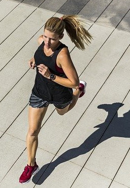 Fitness woman running