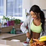 A picture of healthy pretty woman