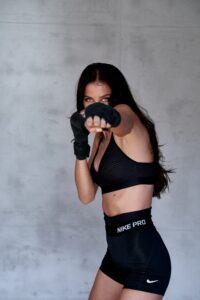 woman boxing