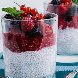 chia seeds pudding